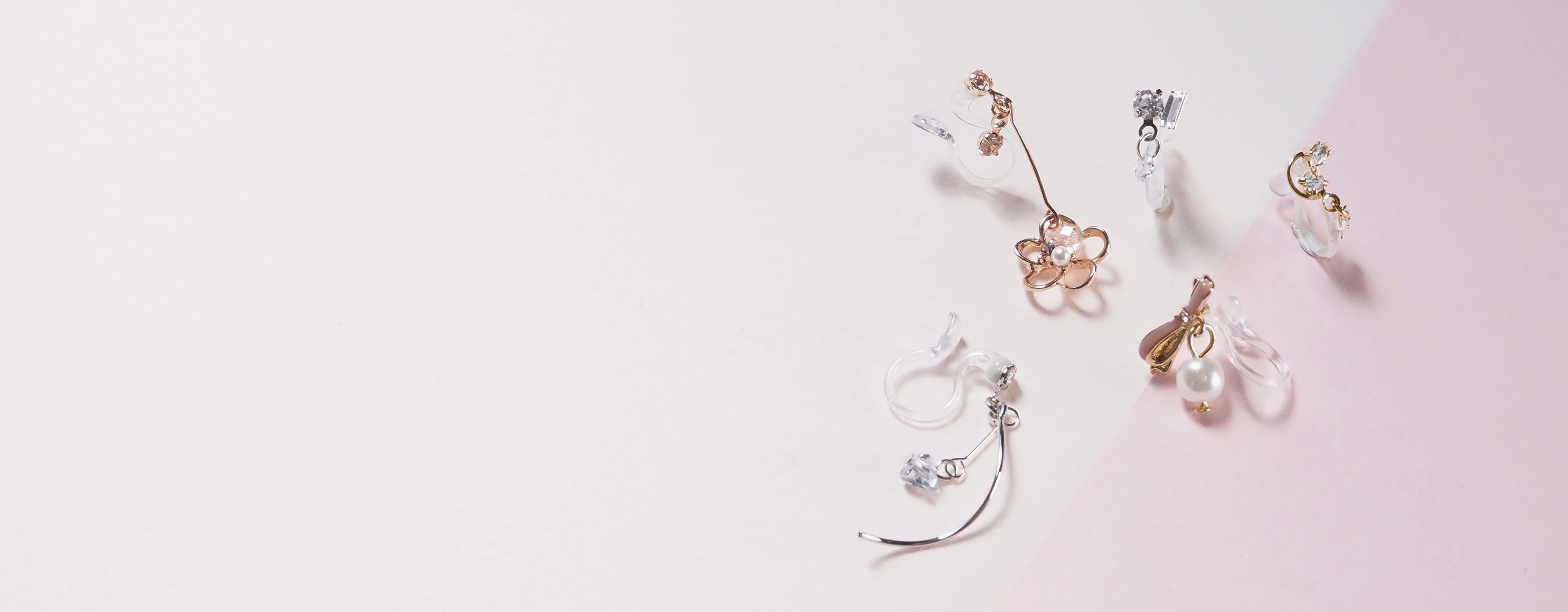 樹脂ノンホールイヤリング