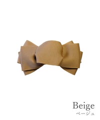 ピタッとズレないボリュームリボンバレッタ