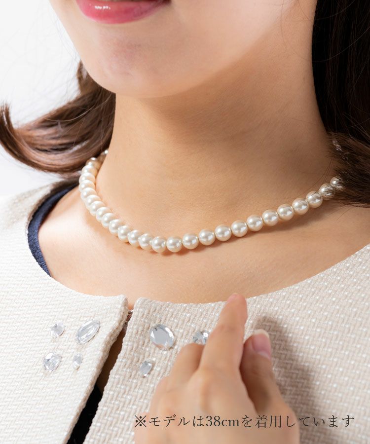ガラスパールネックレス(8mm40cm) | 【公式】MUK ONLINE SHOP｜人気