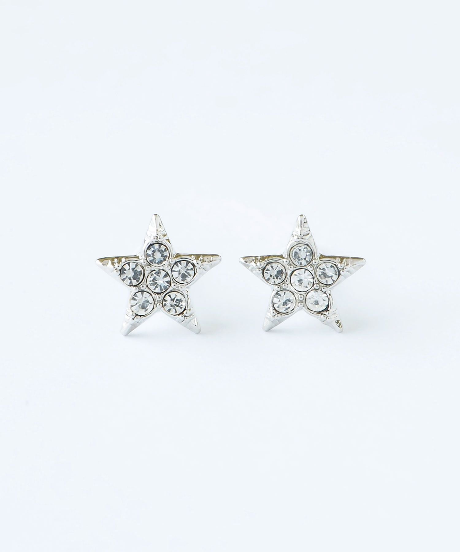 星のセラミックポストピアス