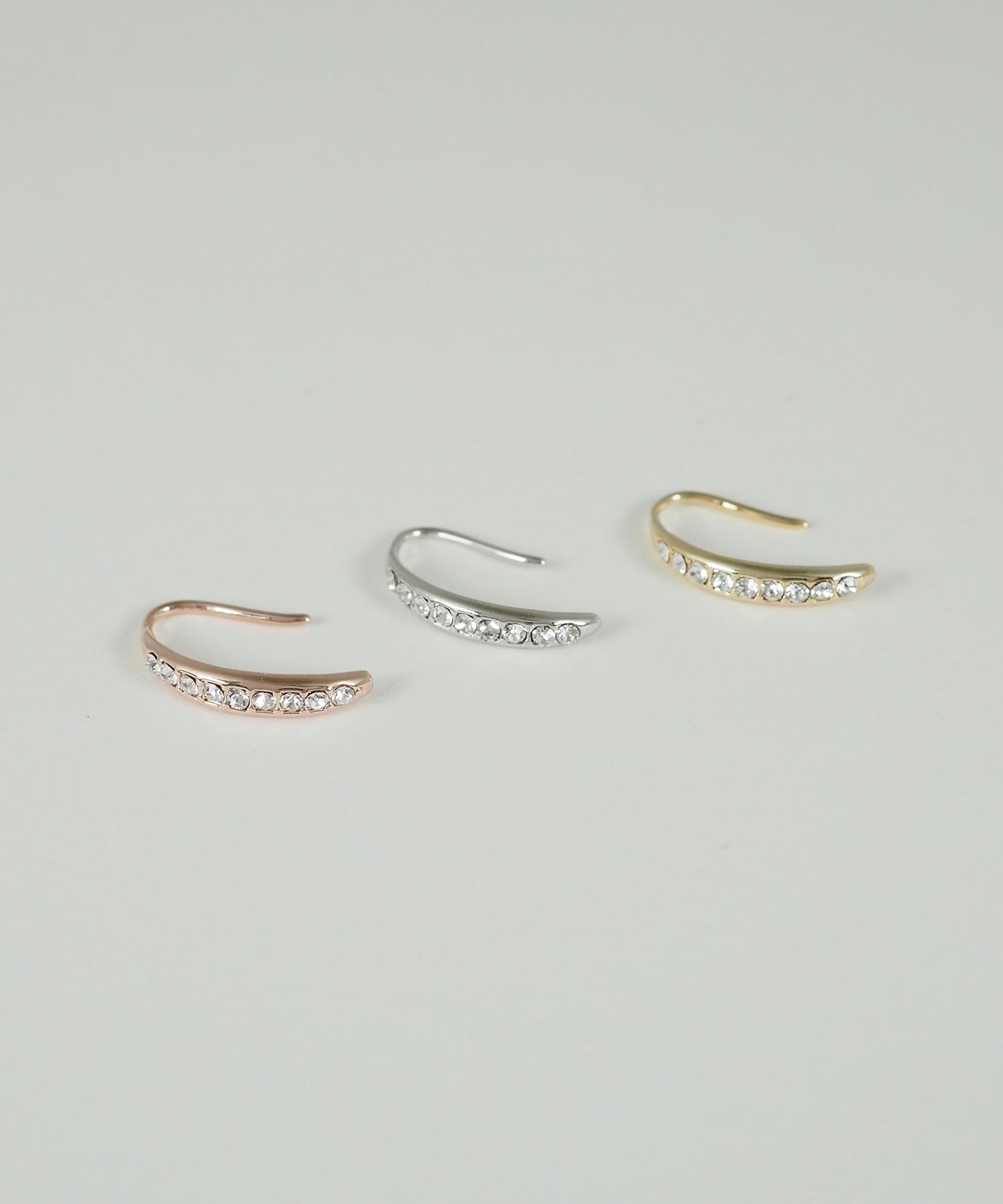 チェコストーンフックピアス【MUK petite charme】