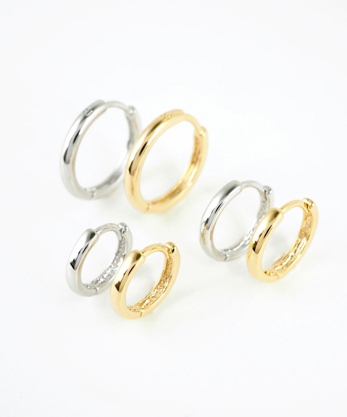 スリムフープワンタッチピアス