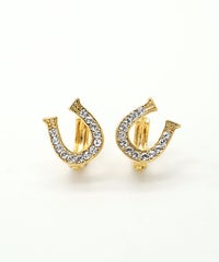 ホースシューモチーフワンタッチピアス