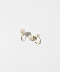 コットンパールループフィットイヤリング(5mm)