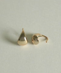 ぷっくりフープフックピアス