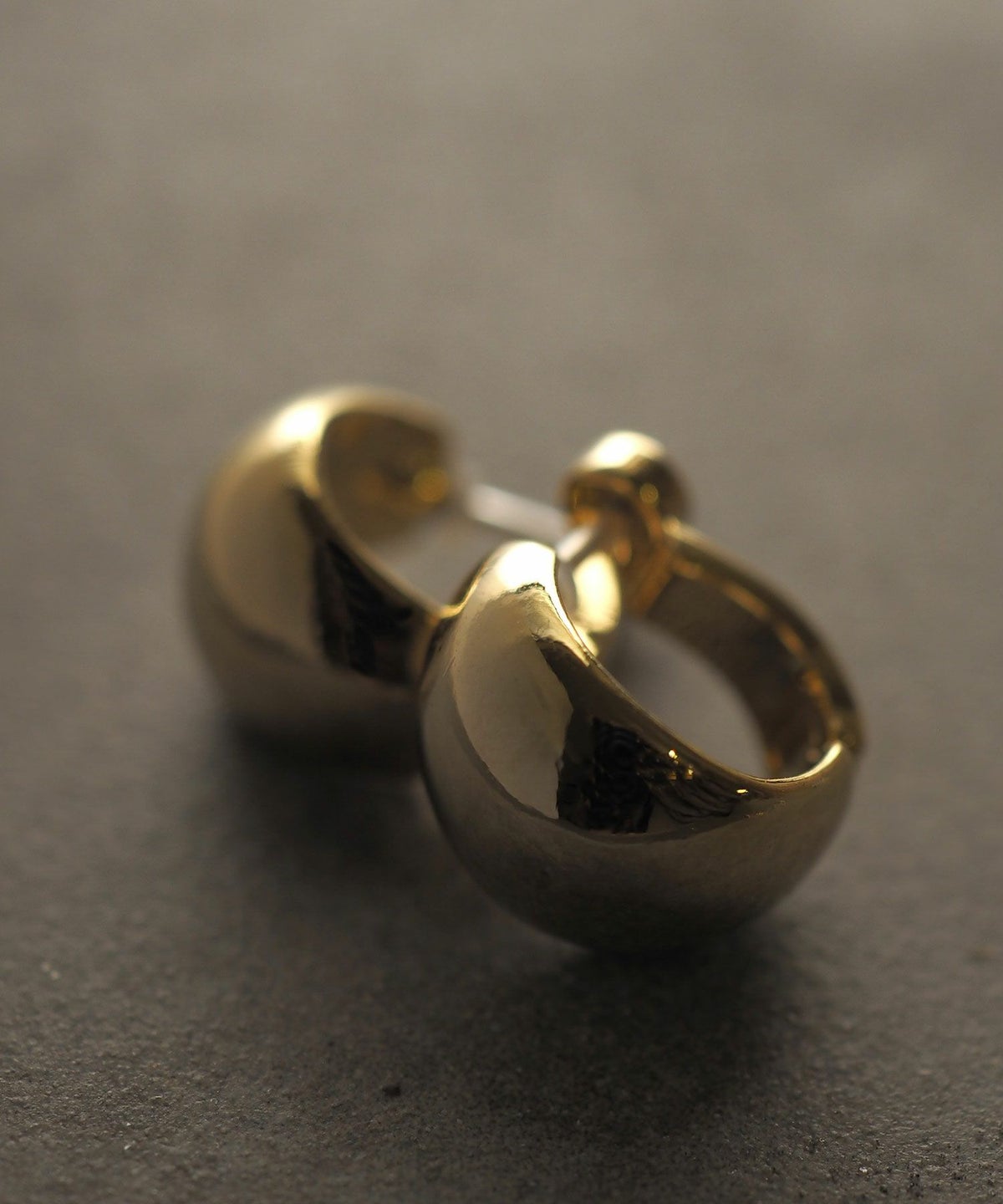 【web限定】ルミポリッシュドーム樹脂コーティングポストピアス【Lumirise】