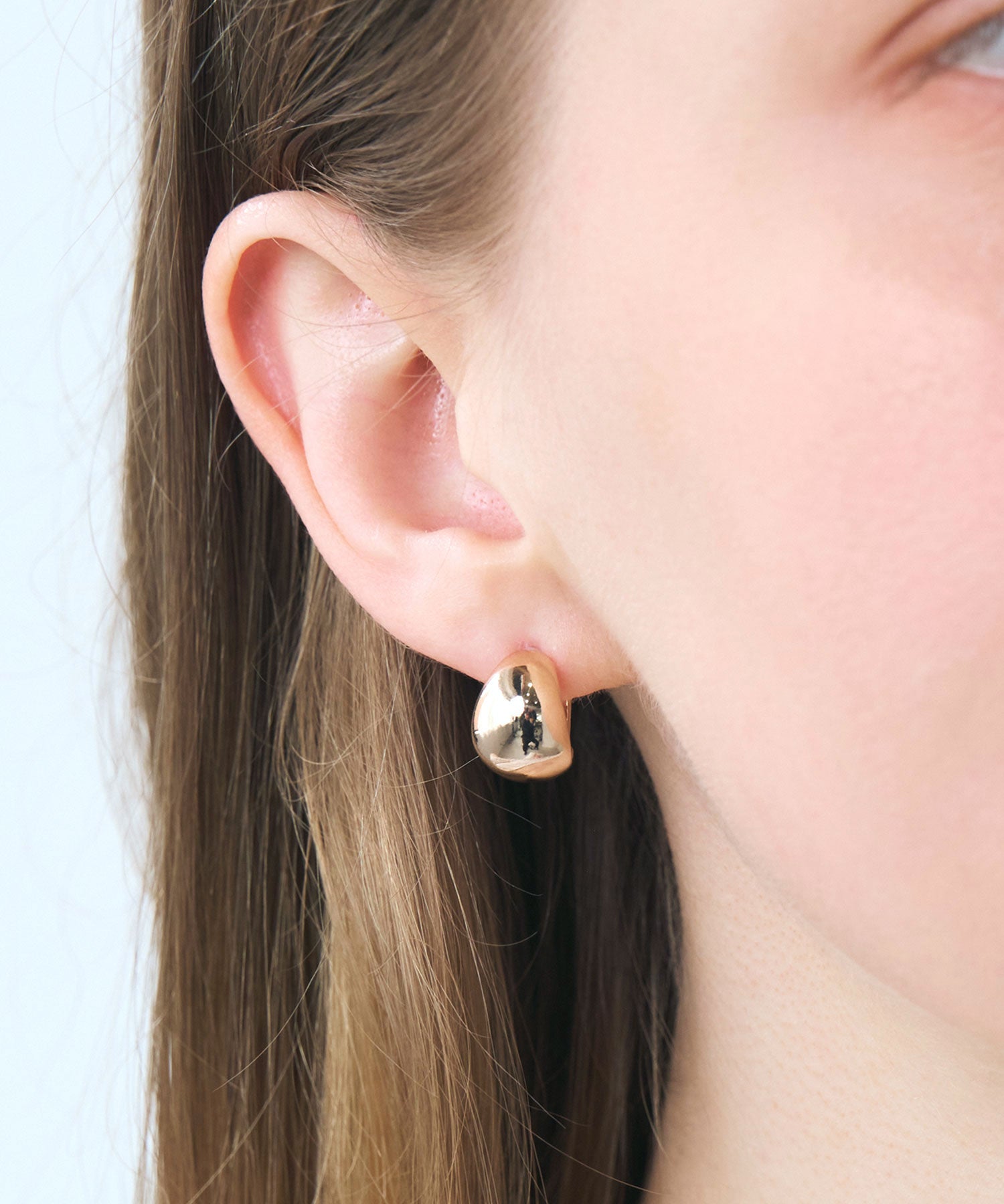 【web限定】ルミポリッシュドーム樹脂コーティングポストピアス【Lumirise】