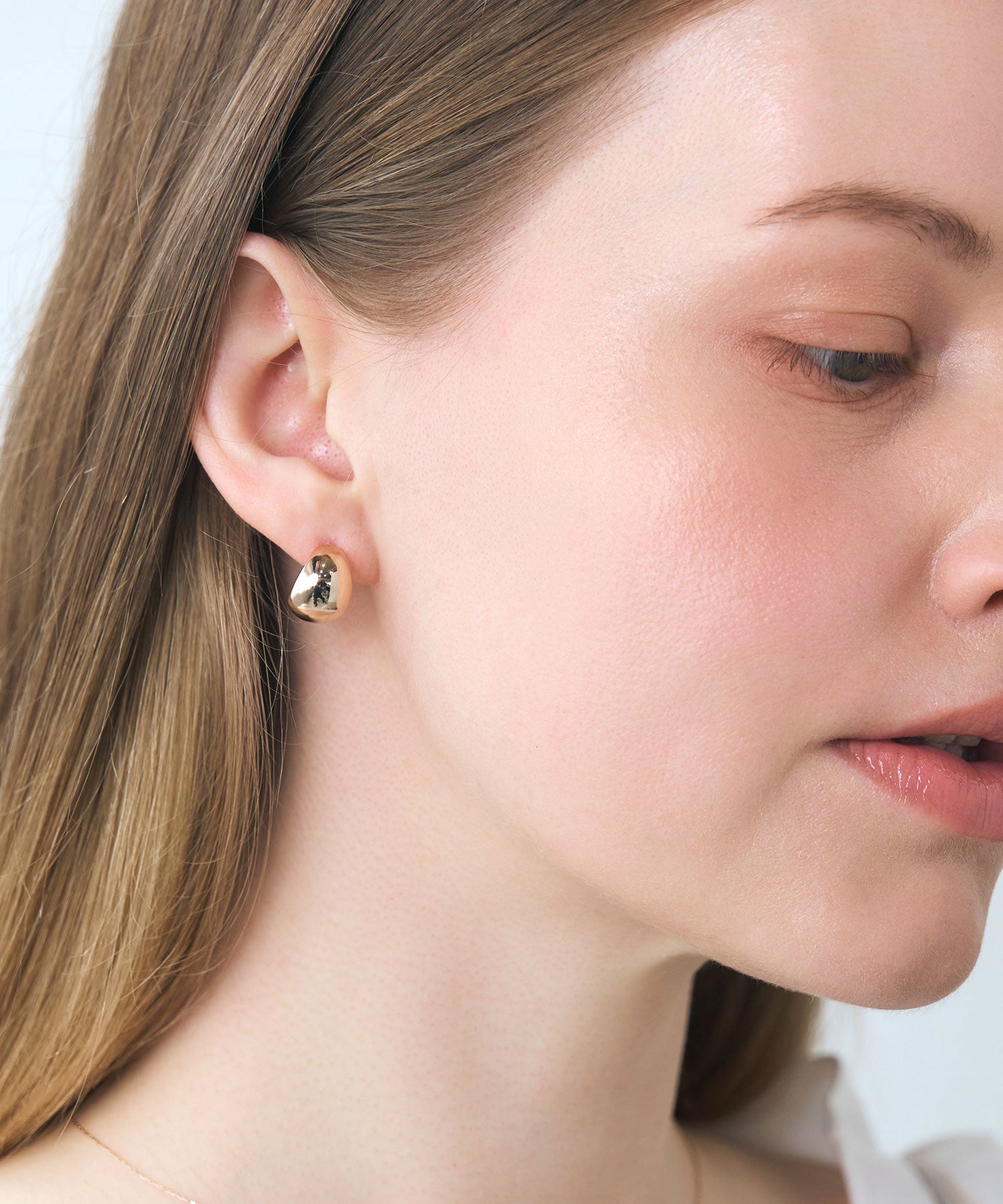 【web限定】ルミポリッシュドーム樹脂コーティングポストピアス【Lumirise】