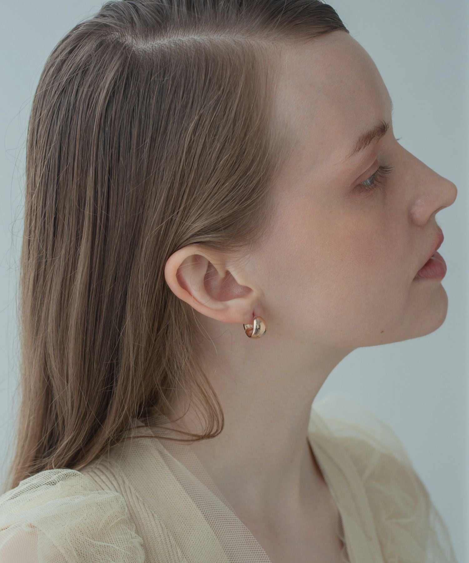 【web限定】ルミポリッシュドーム樹脂コーティングポストピアス【Lumirise】