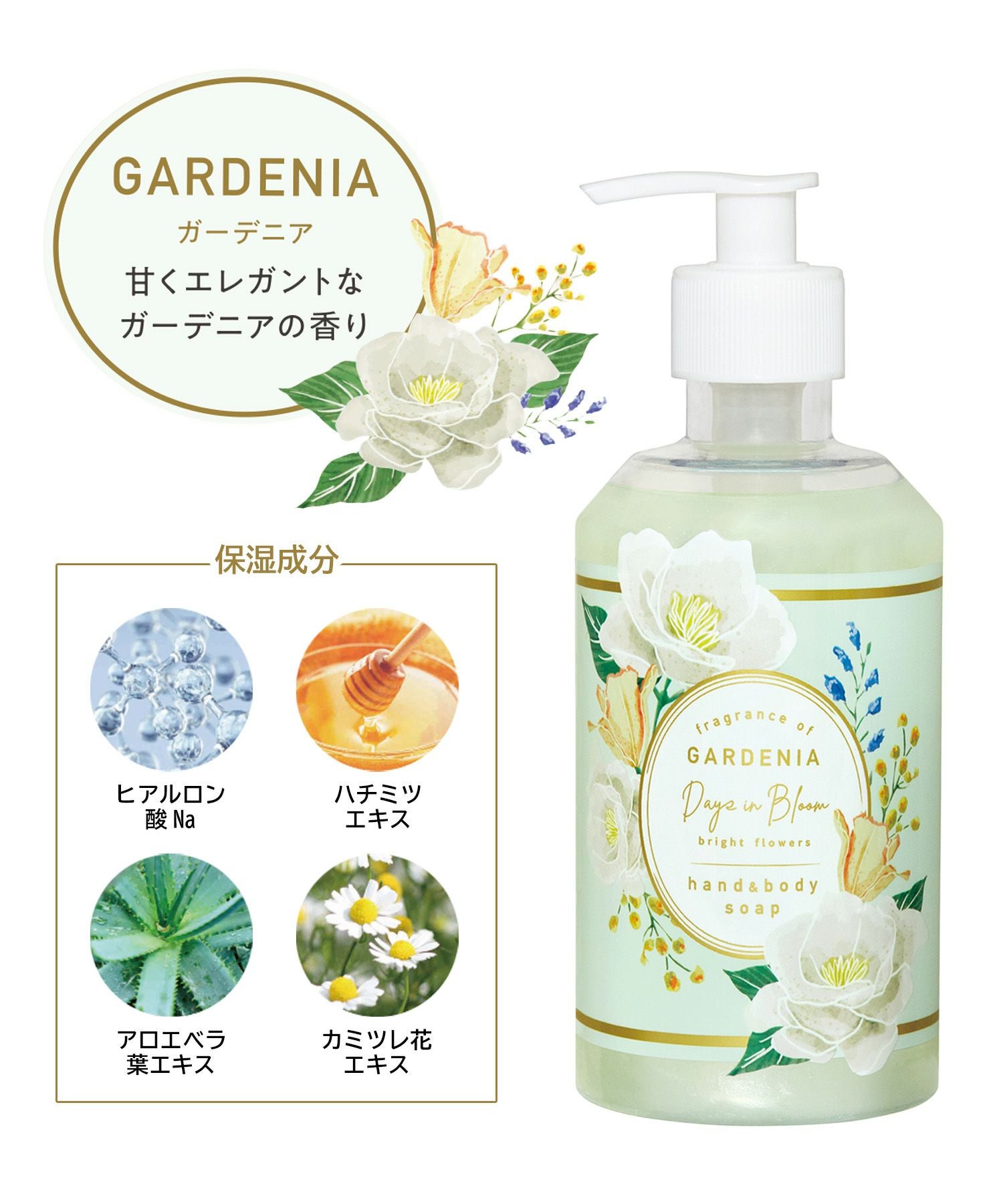 デイズインブルーム bright flowers パールハンドソープ