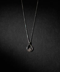 [SV925]ドロップラボダイヤモンドペンダント【LAB DIAMOND】