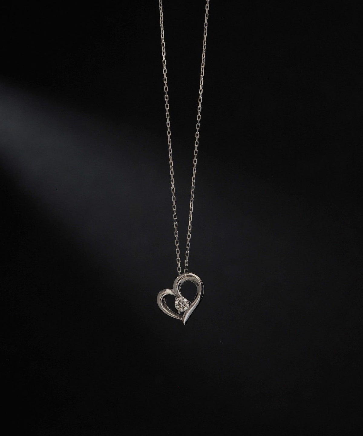 [SV925]ハートラボダイヤモンドペンダント【LAB DIAMOND】