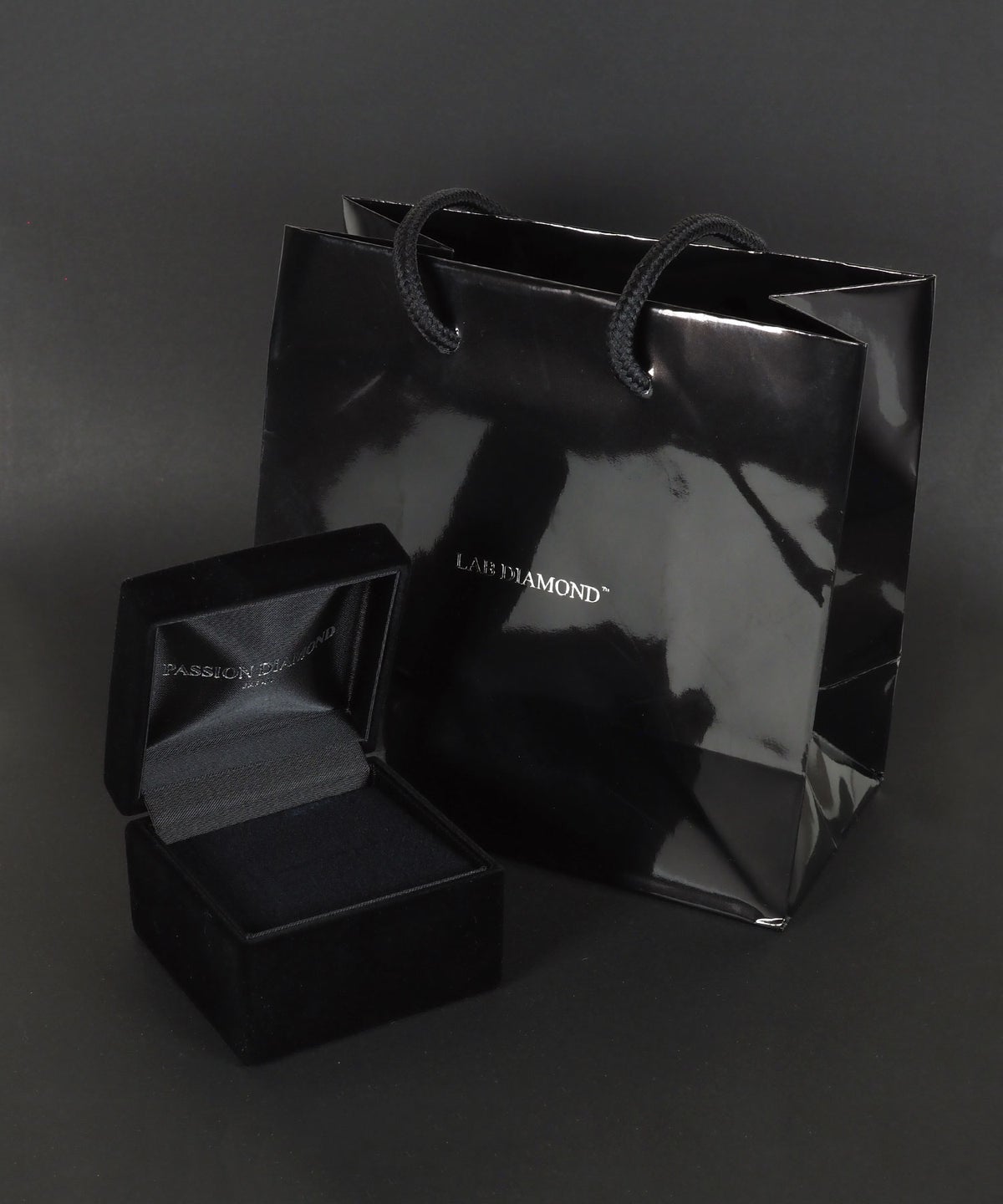 Cover ring pendant【LAB DIAMOND】