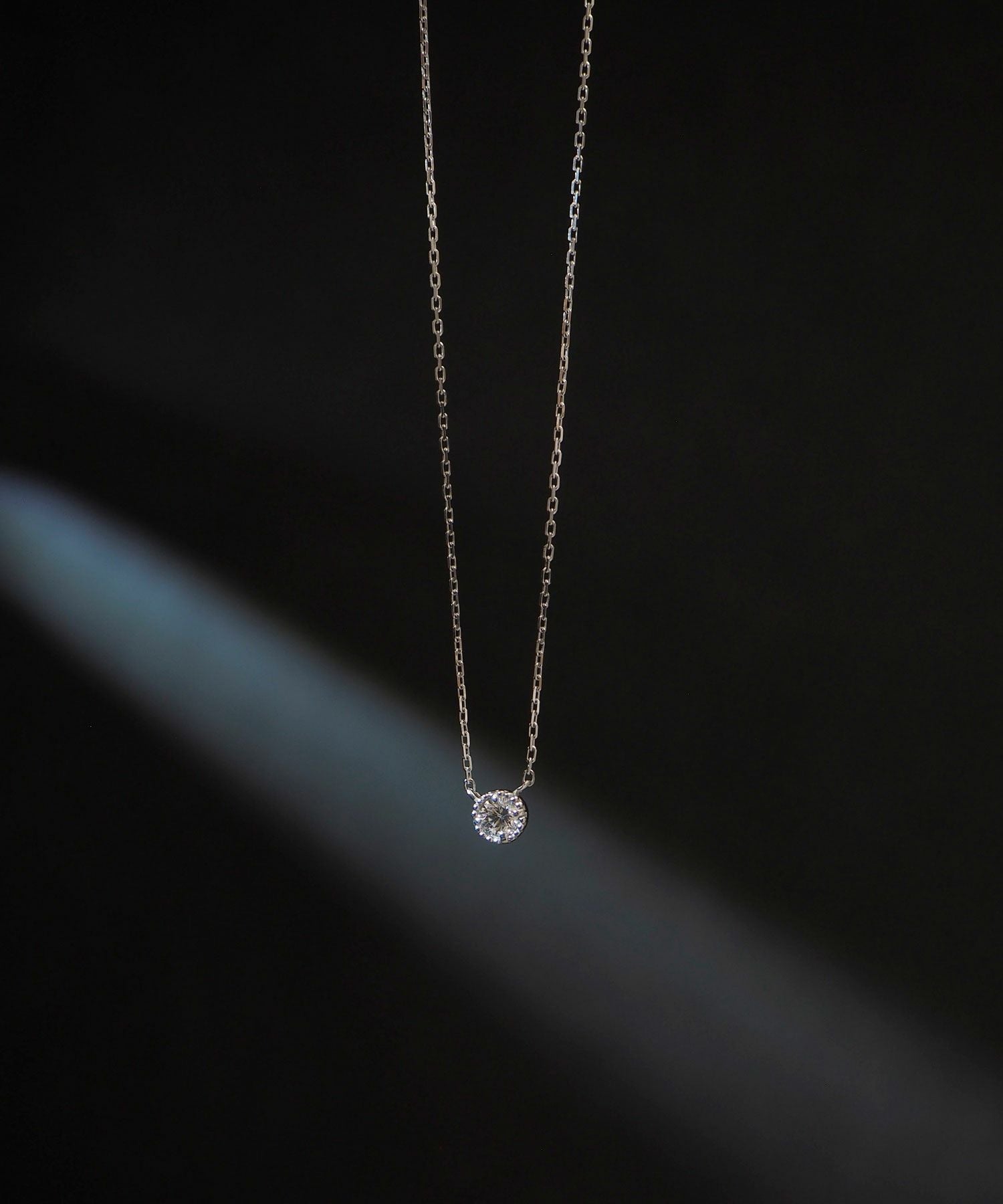 SV925]ミルグレインラボダイヤモンドペンダント【LAB DIAMOND