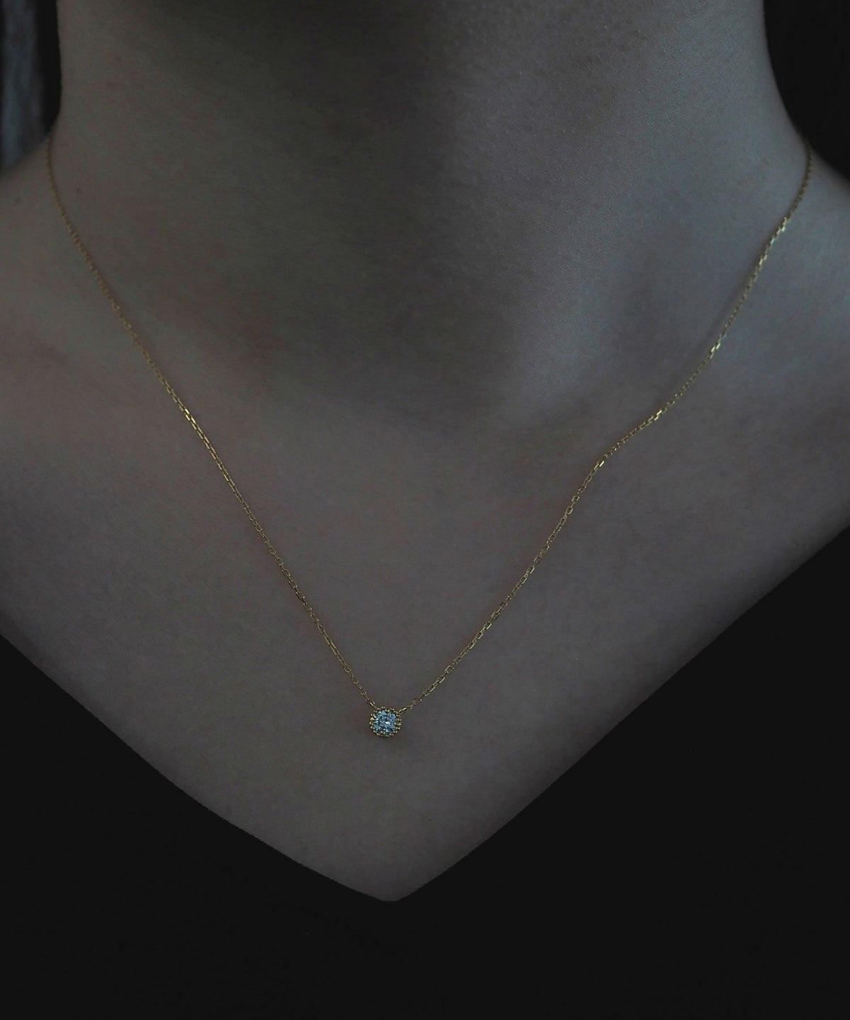 [SV925]ミルグレインラボダイヤモンドペンダント【LAB DIAMOND】