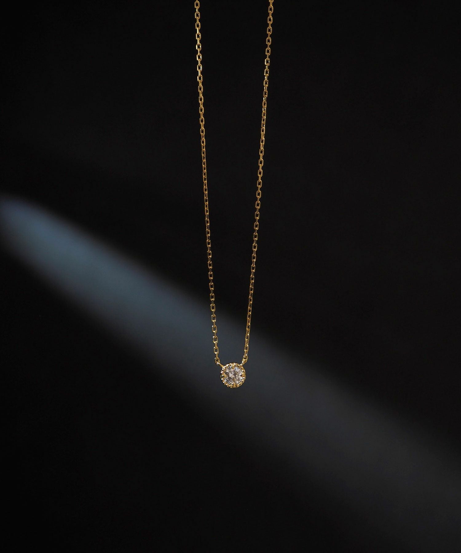 SV925]ミルグレインラボダイヤモンドペンダント【LAB DIAMOND