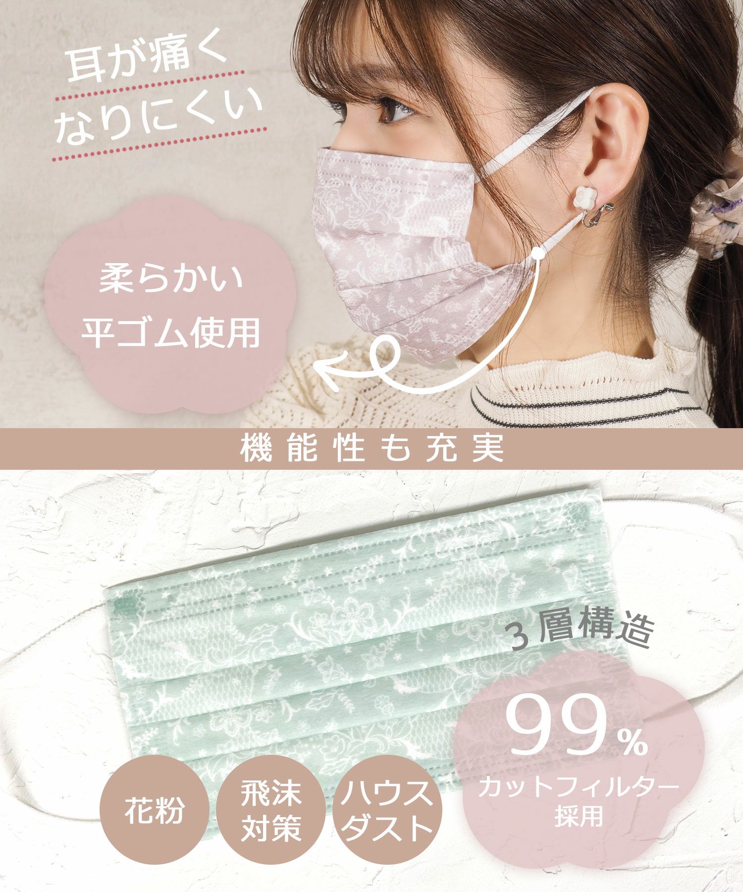 生地屋さんの不織布マスク7柄セット | 【公式】MUK ONLINE SHOP｜人気