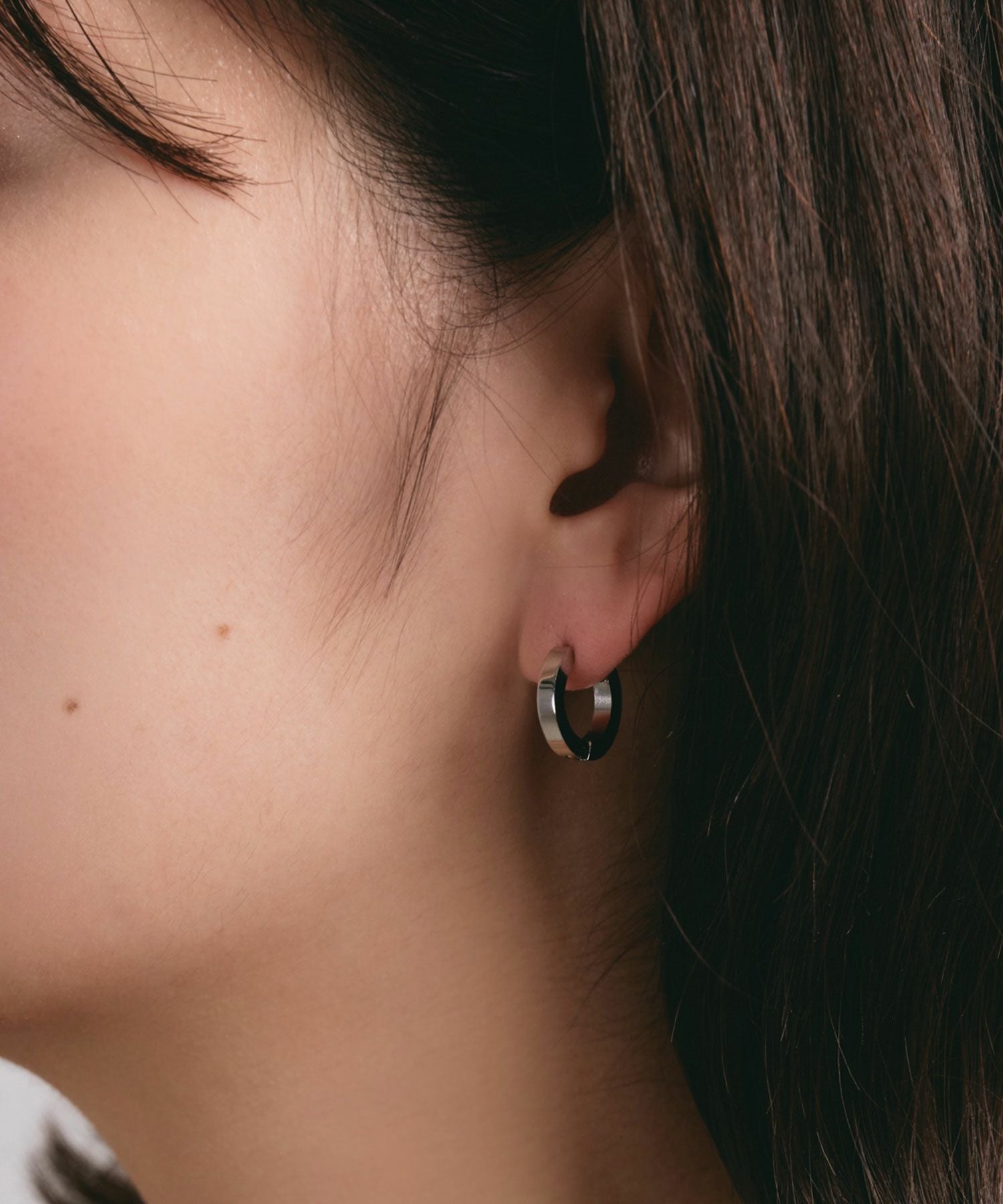 13mmカクステンレスフープワンタッチピアス