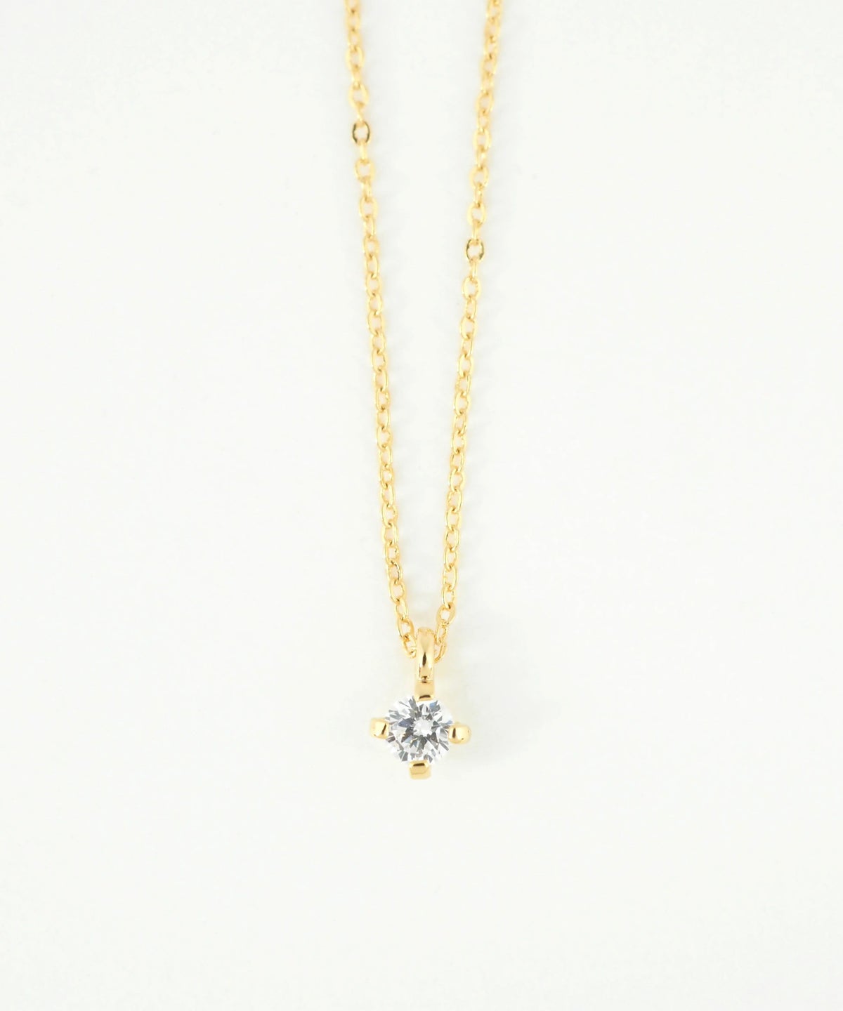 シャインキュービックジルコニアプチペンダント【MUK】