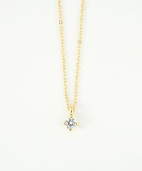 シャインキュービックジルコニアプチペンダント【MUK】