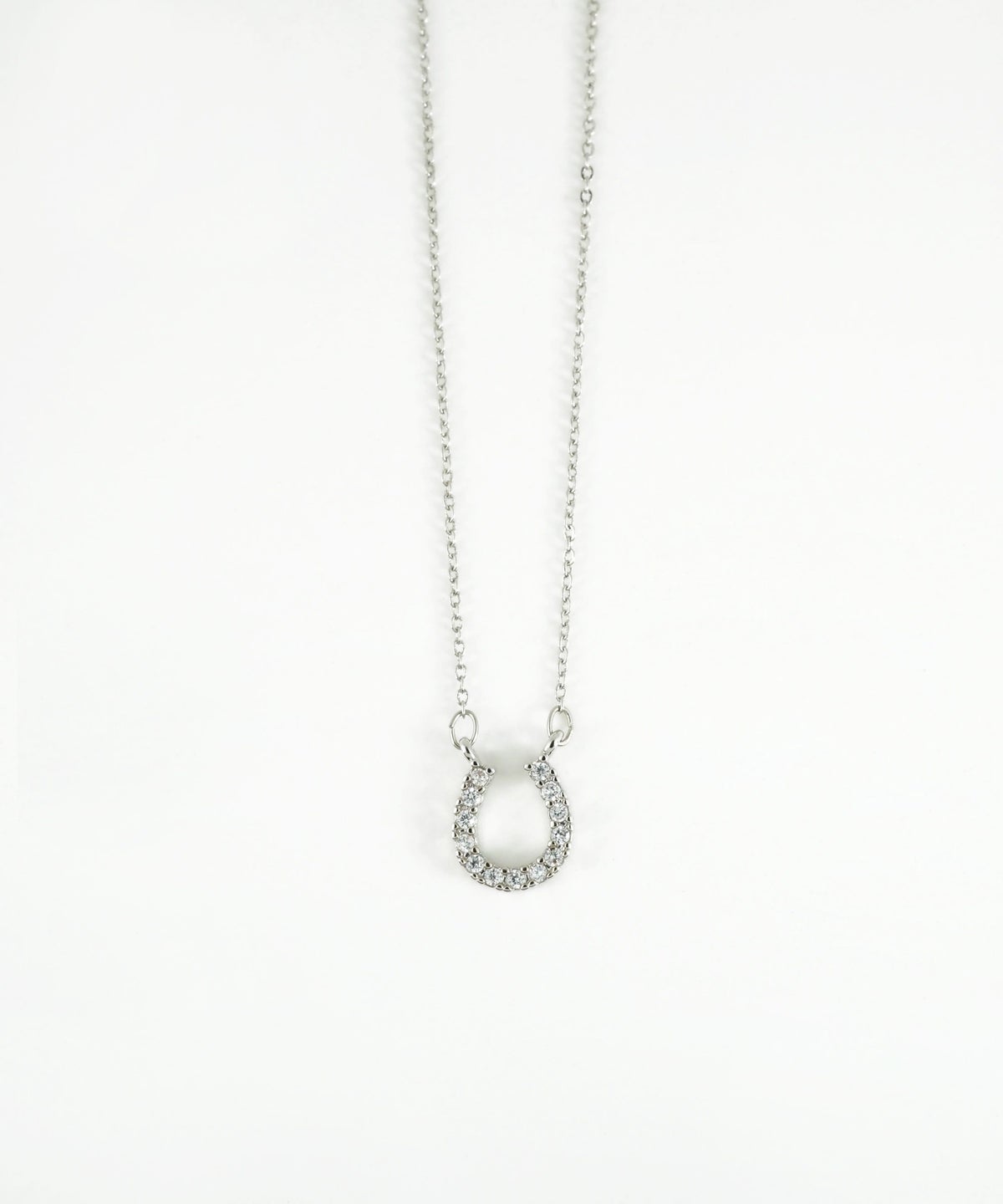 グリームホースシューキュービックジルコニアプチペンダント【MUK】