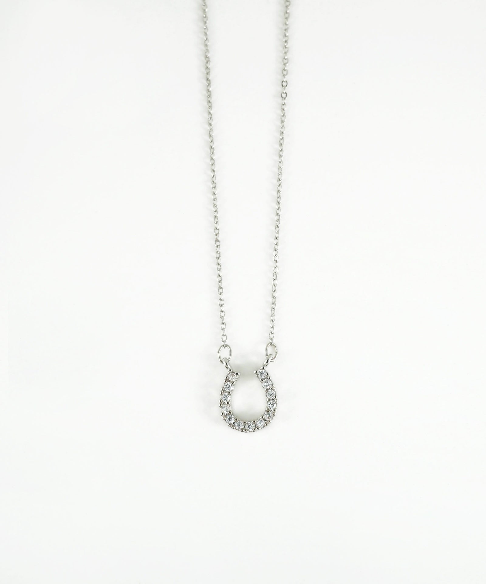 グリームホースシューキュービックジルコニアプチペンダント【MUK】