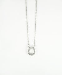 グリームホースシューキュービックジルコニアプチペンダント【MUK】