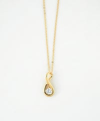 トーンキュービックジルコニアプチペンダント【MUK】