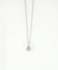 ドロップキュービックジルコニアプチペンダント【MUK】