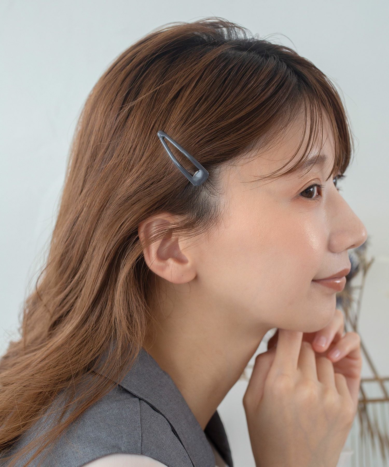 ぱっちん！滑り止め付きヘアピン「ガチピン」50mmベーシックぷっくり