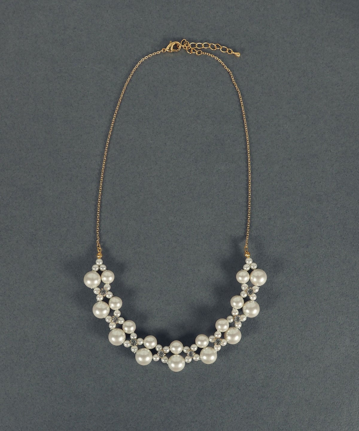 スピンパールチェーンネックレス【MUK voyalibre】