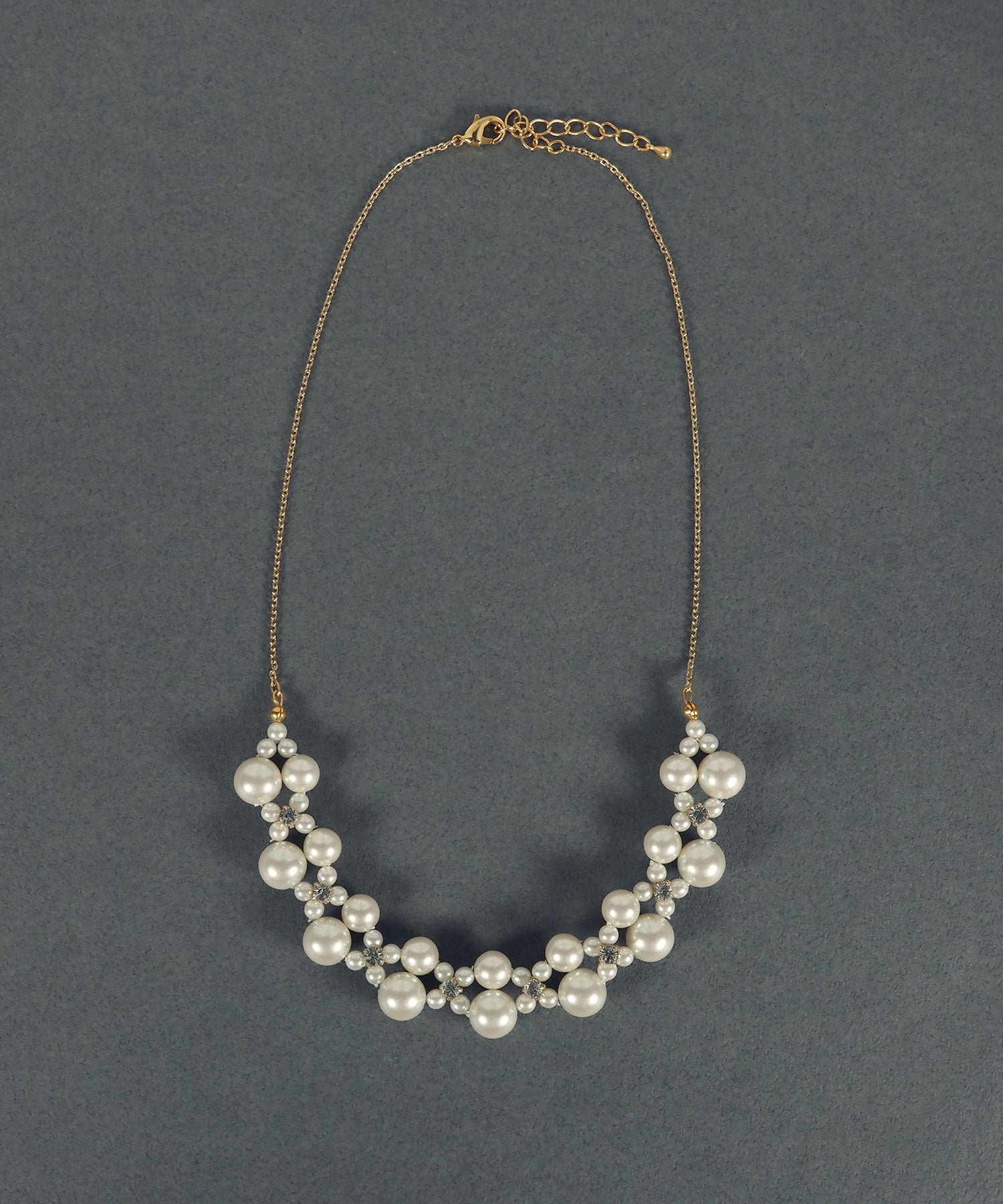 スピンパールチェーンネックレス【MUK voyalibre】