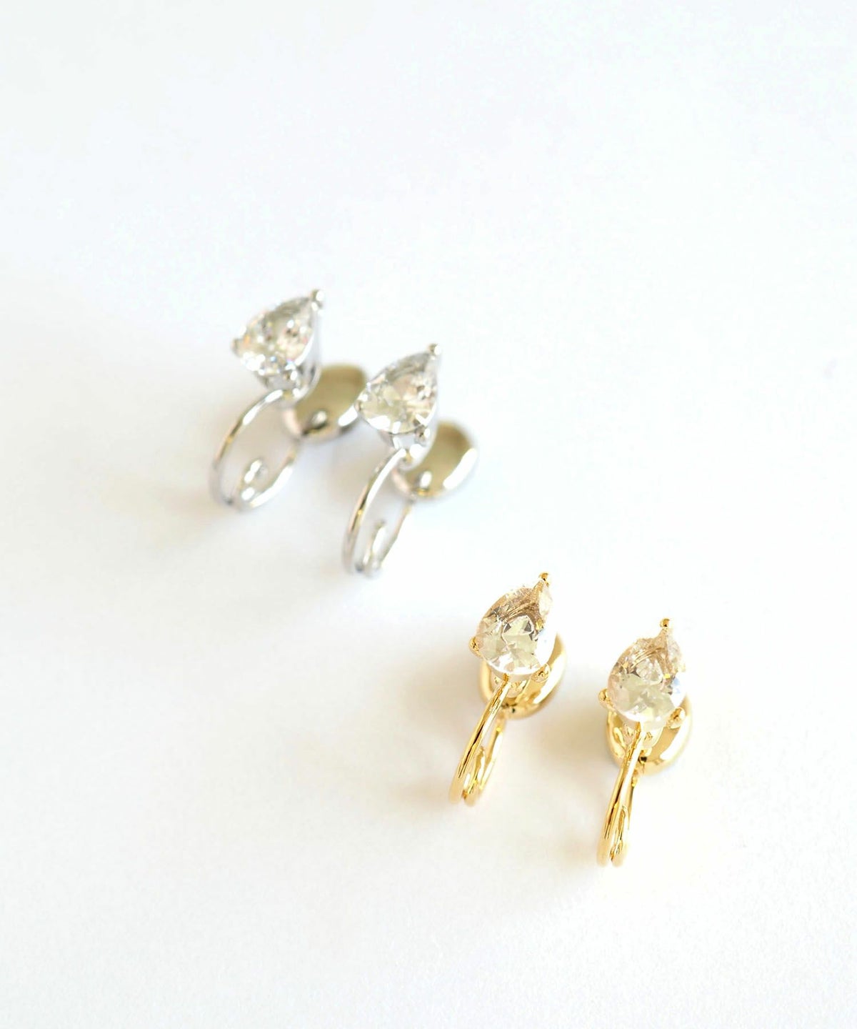 ドロップストーンループフィットイヤリング