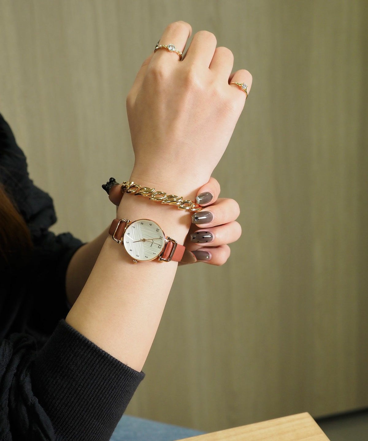 くすみカラー ベルトウォッチ