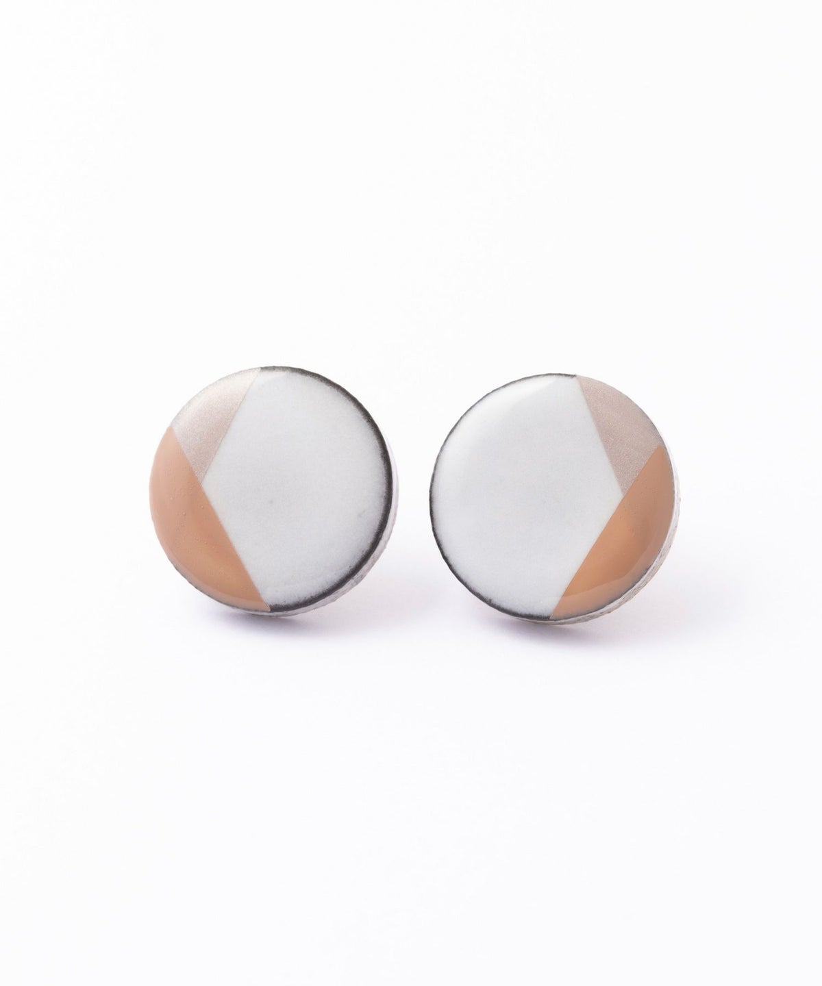 【MUK別注】美濃焼モダンピアス【MIKELO】