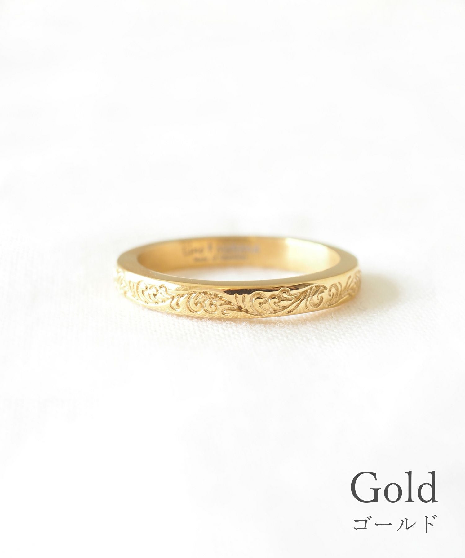 Maile&Scroll Ring【Lino*Makana】