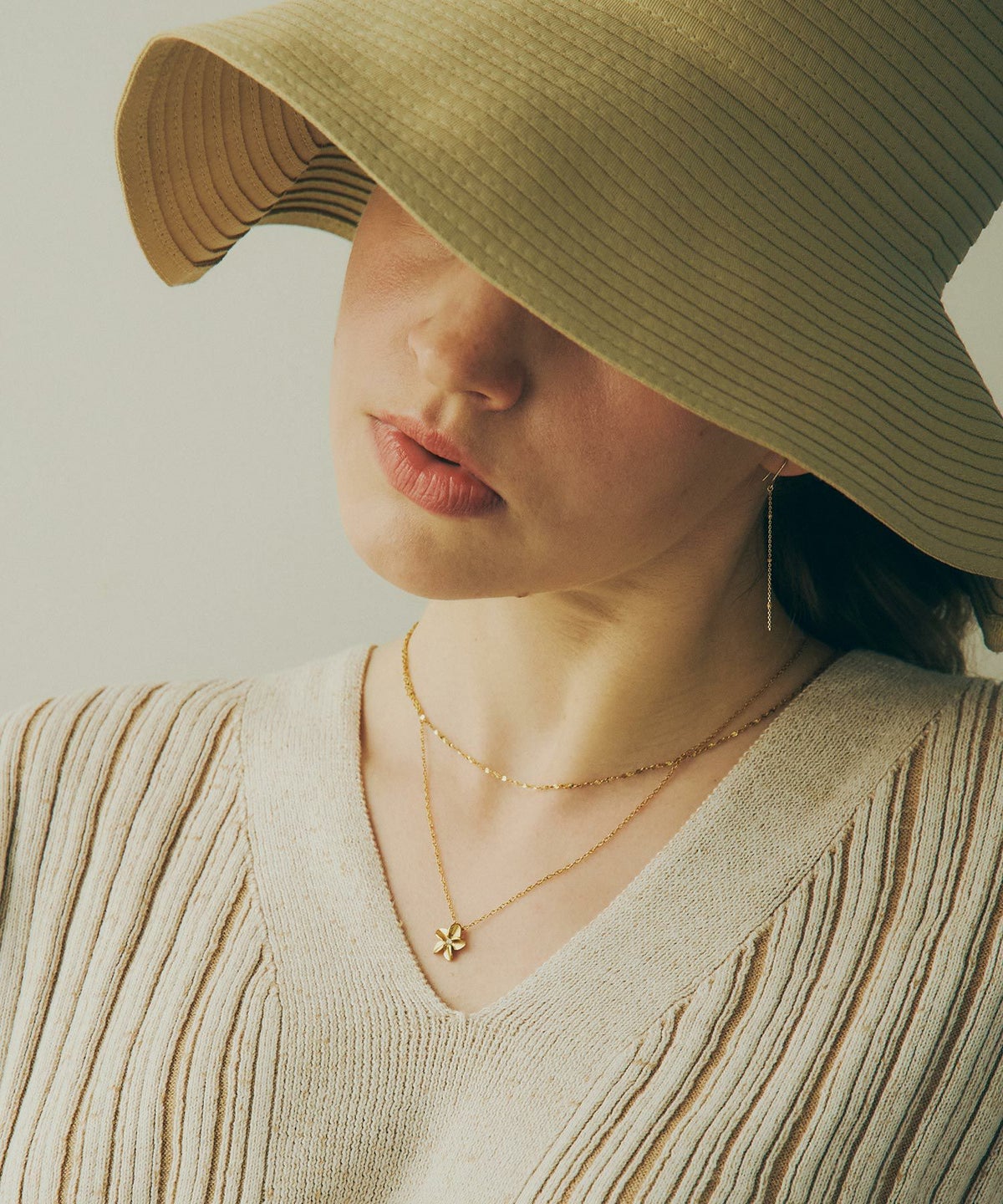 Plumeria Pendant【Lino*Makana】