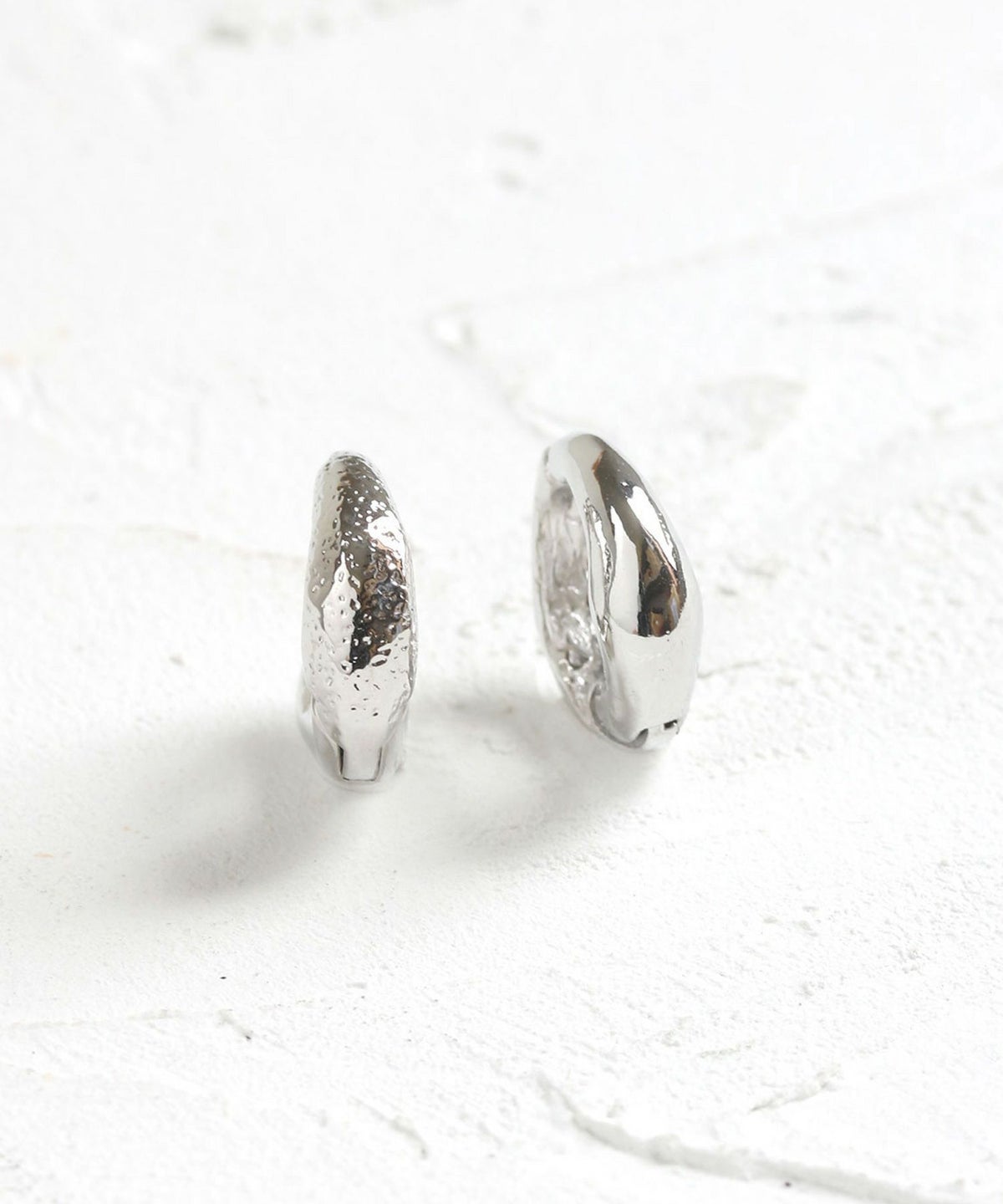 プランプストレスフリー2wayフープワンタッチイヤリング