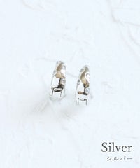 ドットプランプフープワンタッチピアス