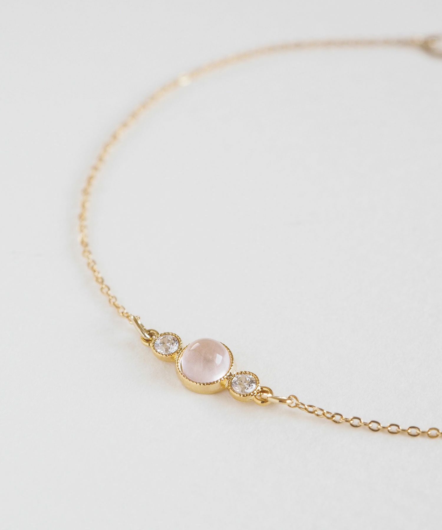 ナチュラルストーンとクリスタルのブレスレット【MUK Dreamy stone】