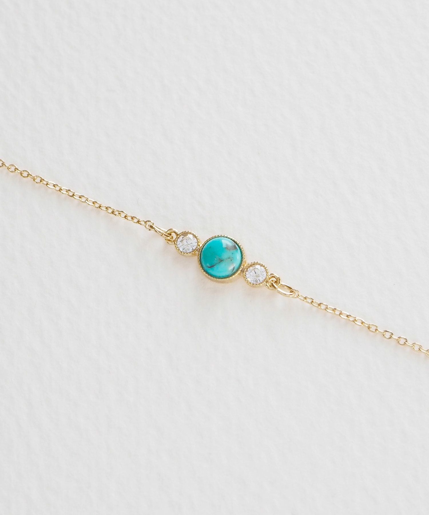 ナチュラルストーンとクリスタルのブレスレット【MUK Dreamy stone】