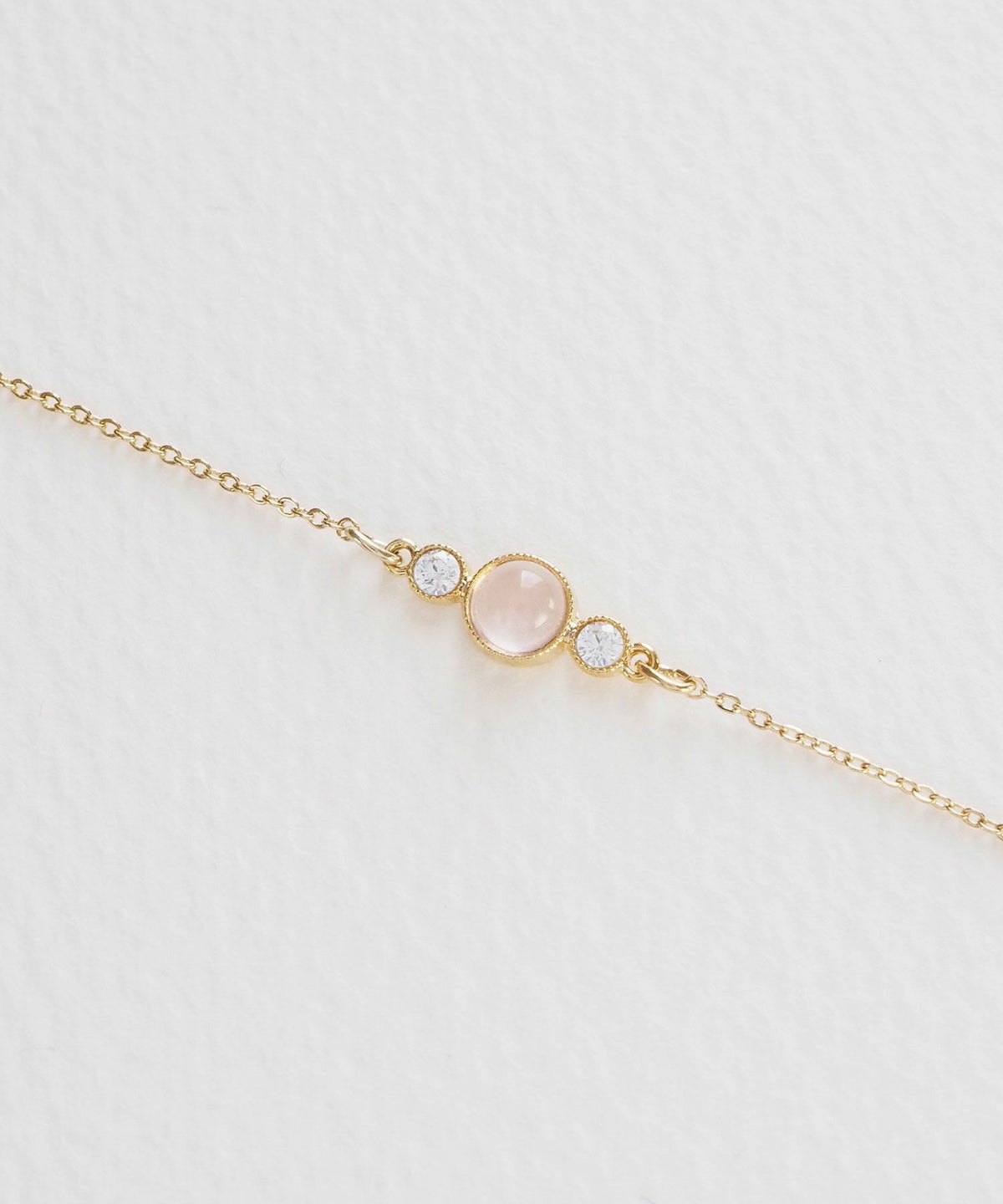 ナチュラルストーンとクリスタルのブレスレット【MUK Dreamy stone】