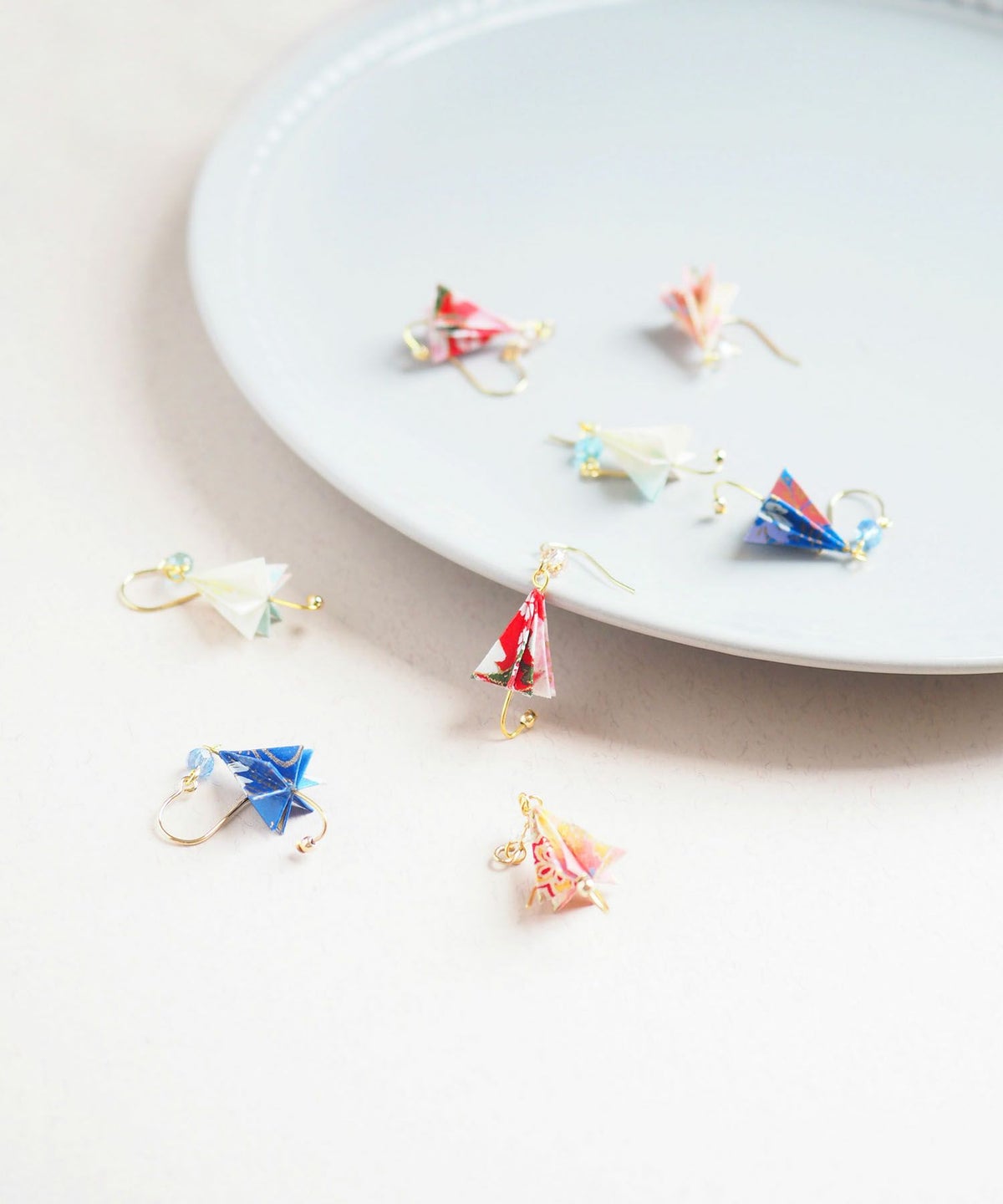 傘友禅和紙ピアス