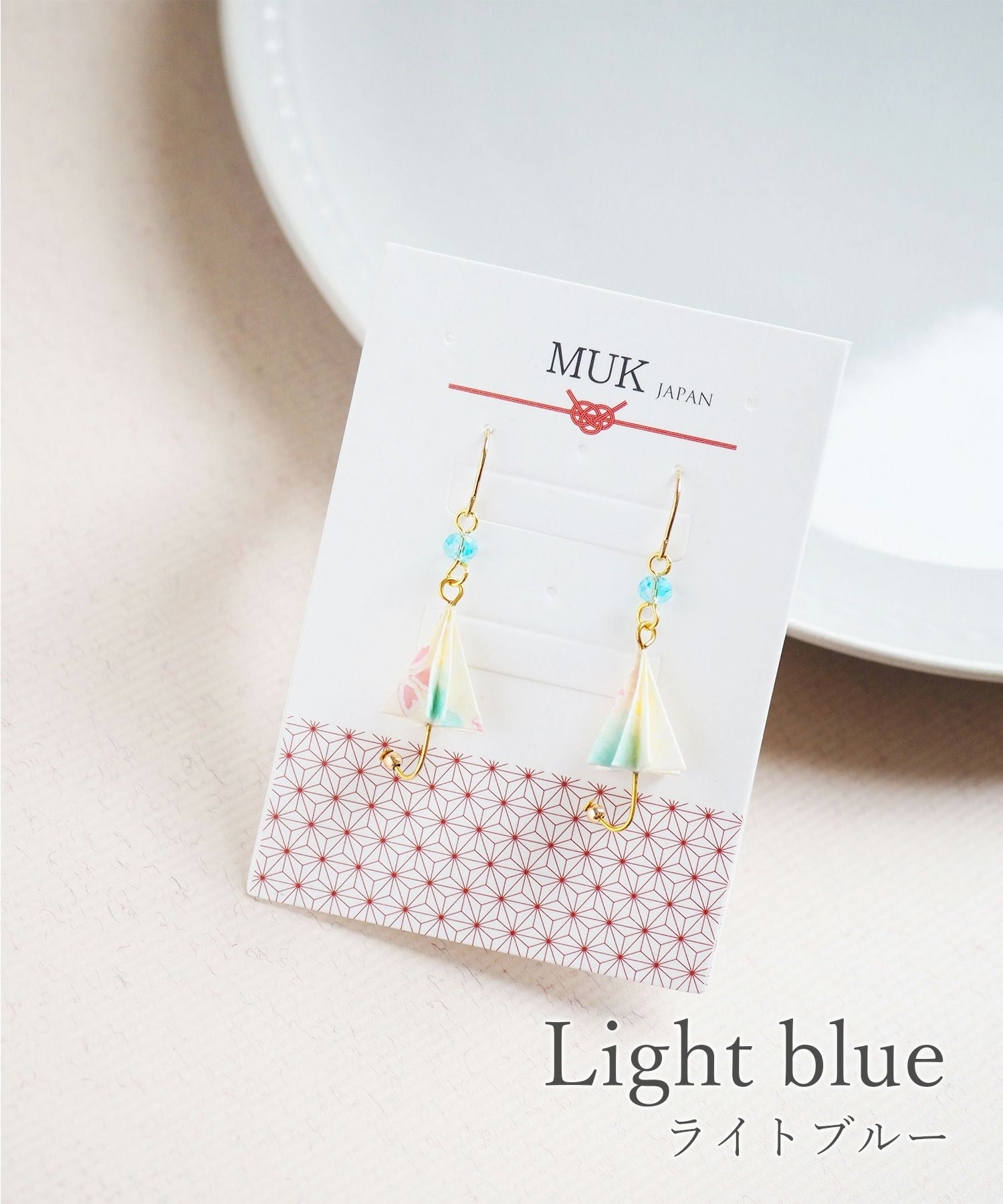 傘友禅和紙ピアス