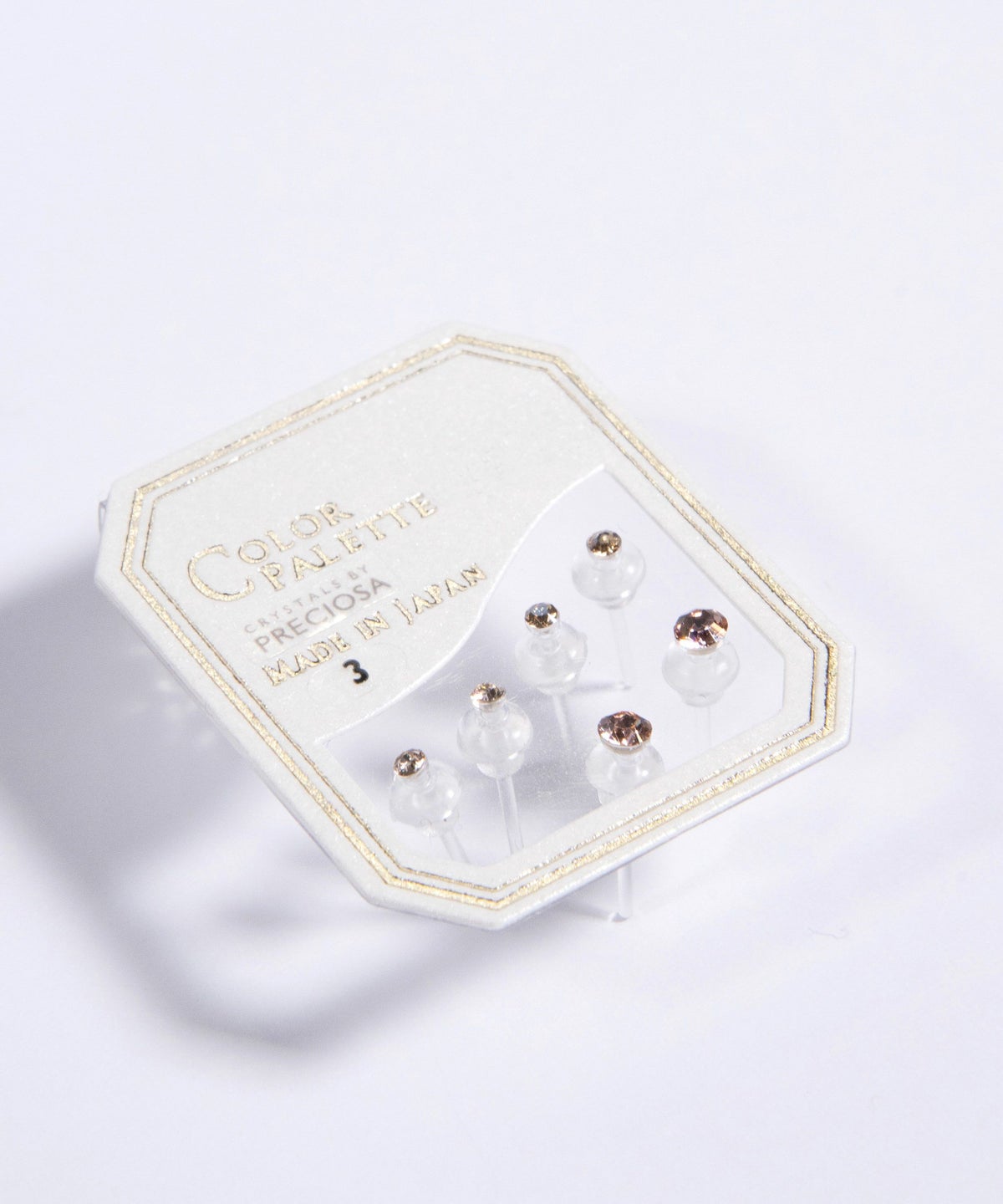 3mm樹脂セットピアス