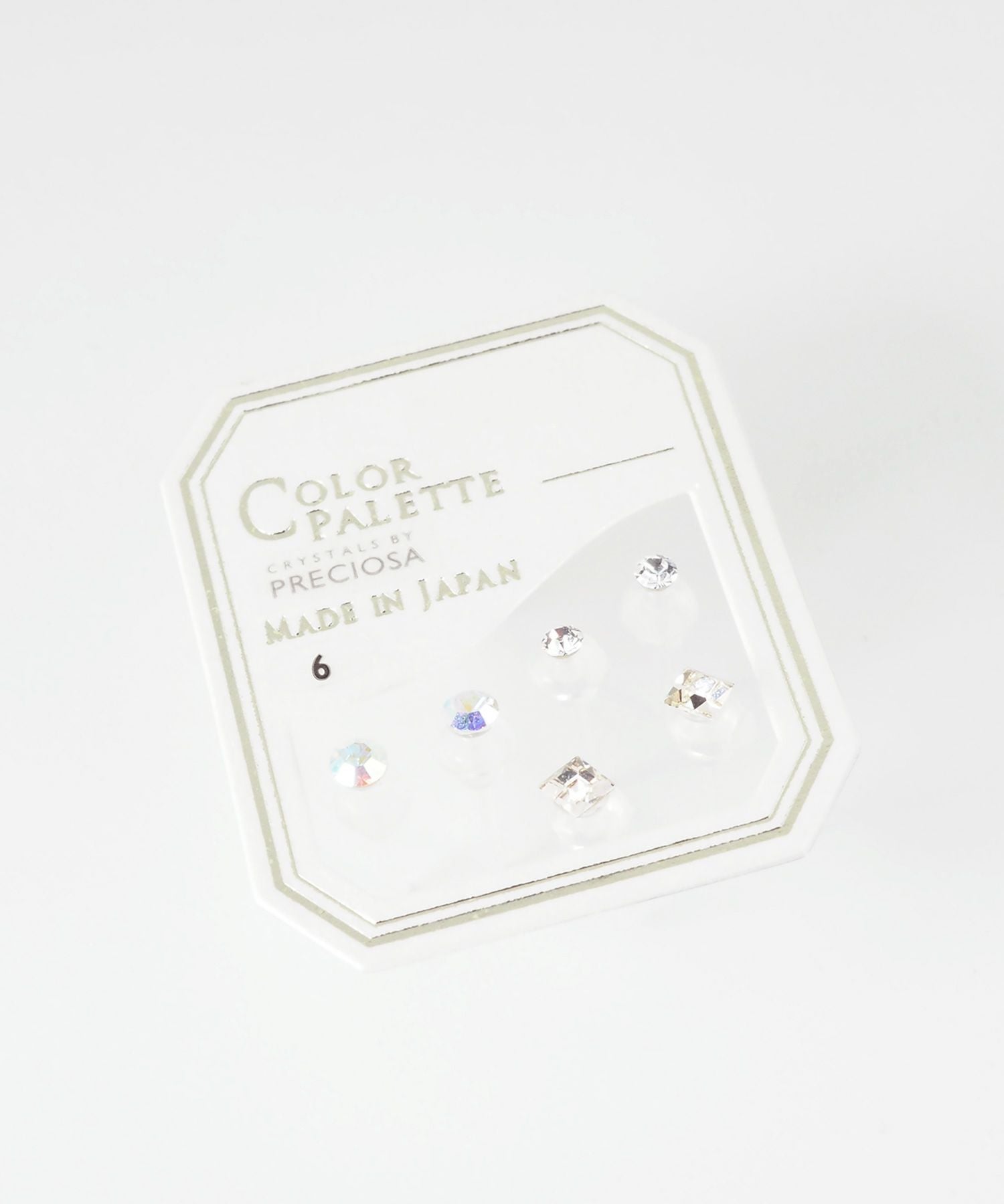 3mmスクエア樹脂セットピアス