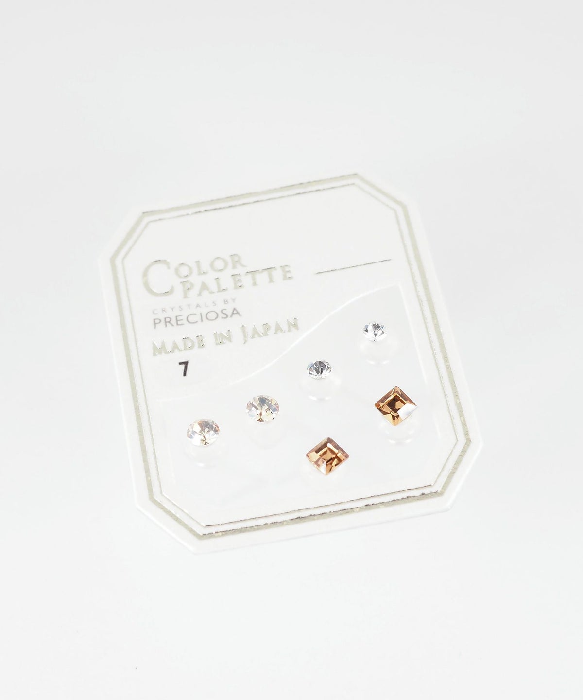 3mmスクエア樹脂セットピアス