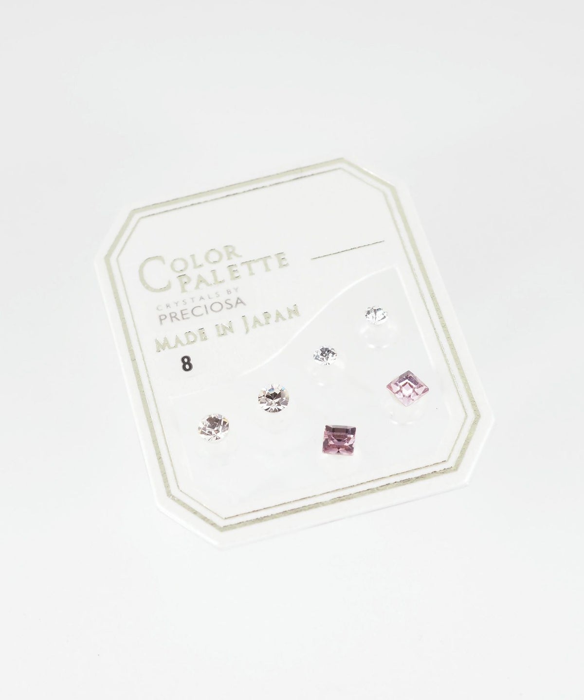 3mmスクエア樹脂セットピアス