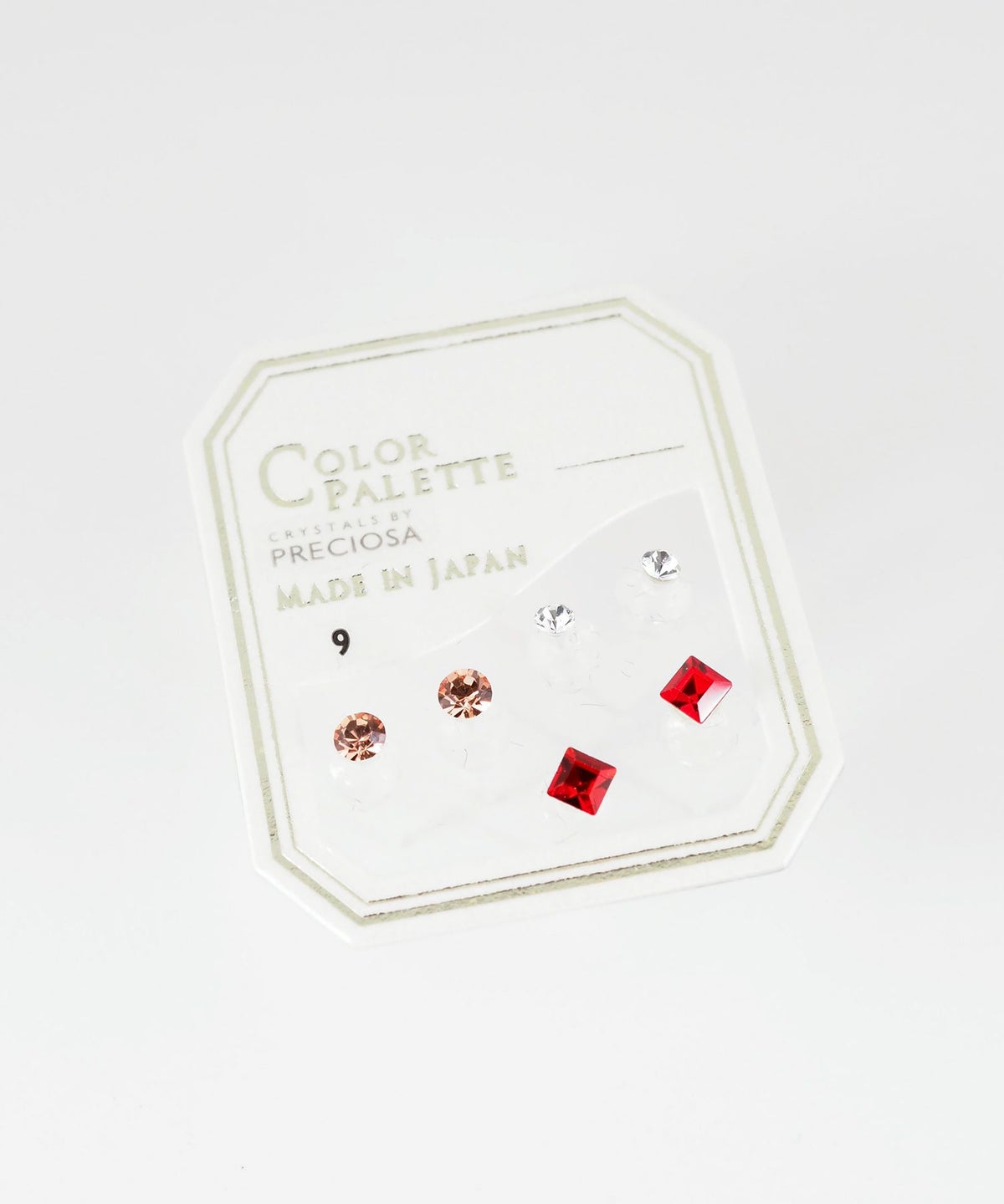 3mmスクエア樹脂セットピアス