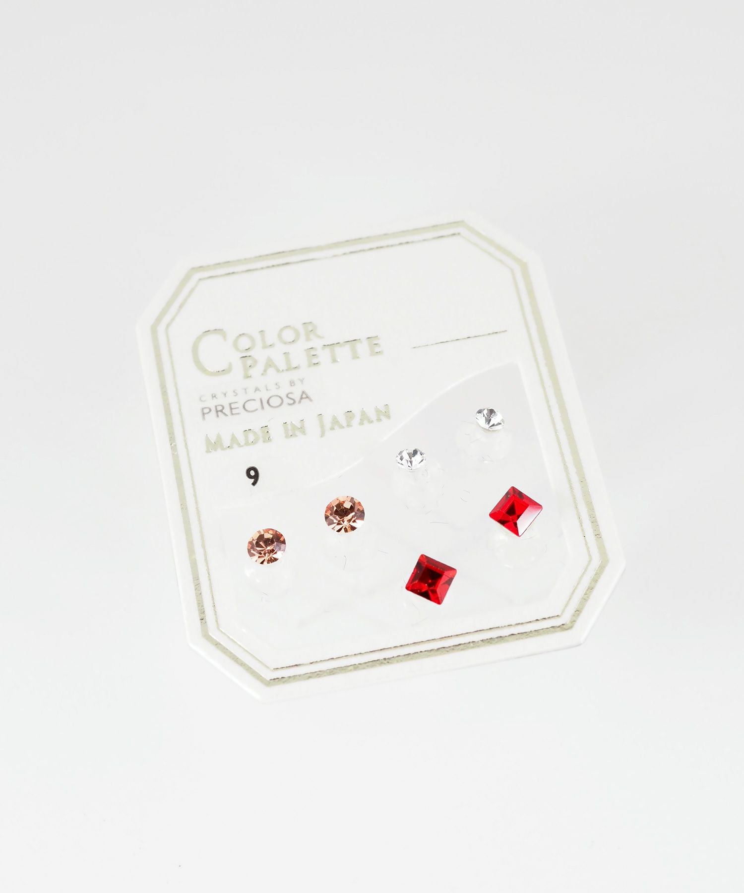 3mmスクエア樹脂セットピアス